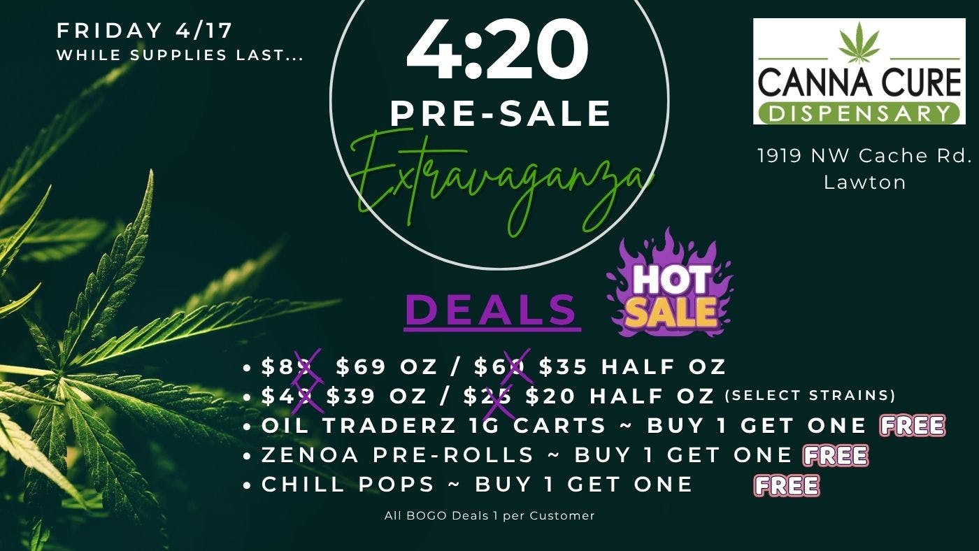 Canna Cure Dispensary: Tax Included Pricing !!420!! Top shelf Oz's $69 OTD! THC 27%-30%