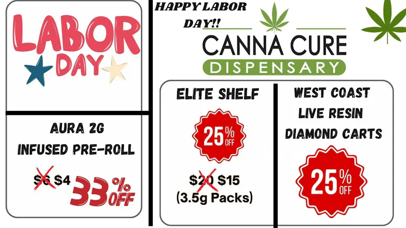 Canna Cure Dispensary II - Stillwater: Tax Included Pricing EliteShelf20%OFF!2GInfusedJoints$4DiamondCarts!!