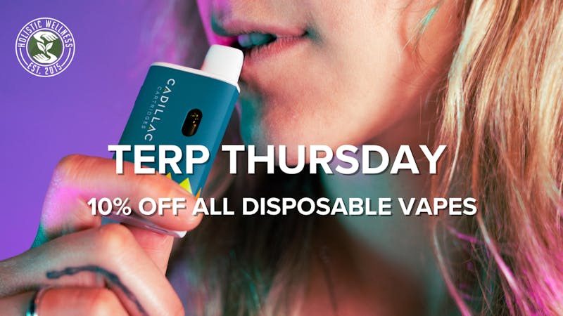 Holistic Wellness (By Appointment Only) Thursday Disposable Vapes 10% off