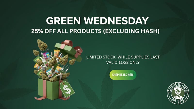 Holistic Wellness (By Appointment Only) GREENWEDNESDAY25PERCENT