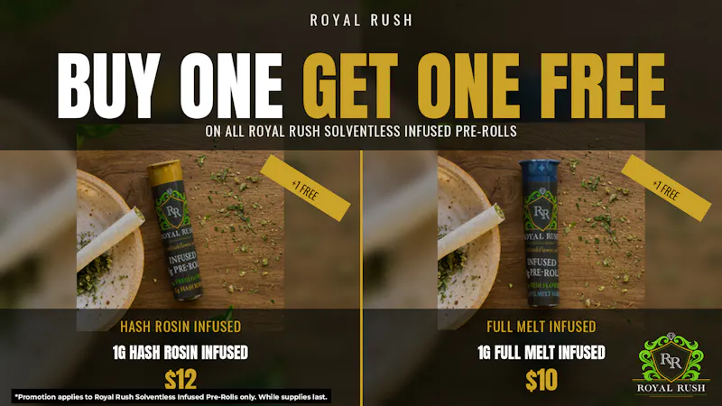 Holistic Wellness (By Appointment Only) Buy One Get One Free Solventless Infused Pre-Rolls
