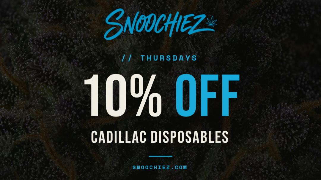 Snoochiez 10% Off All Cadillac Disposables