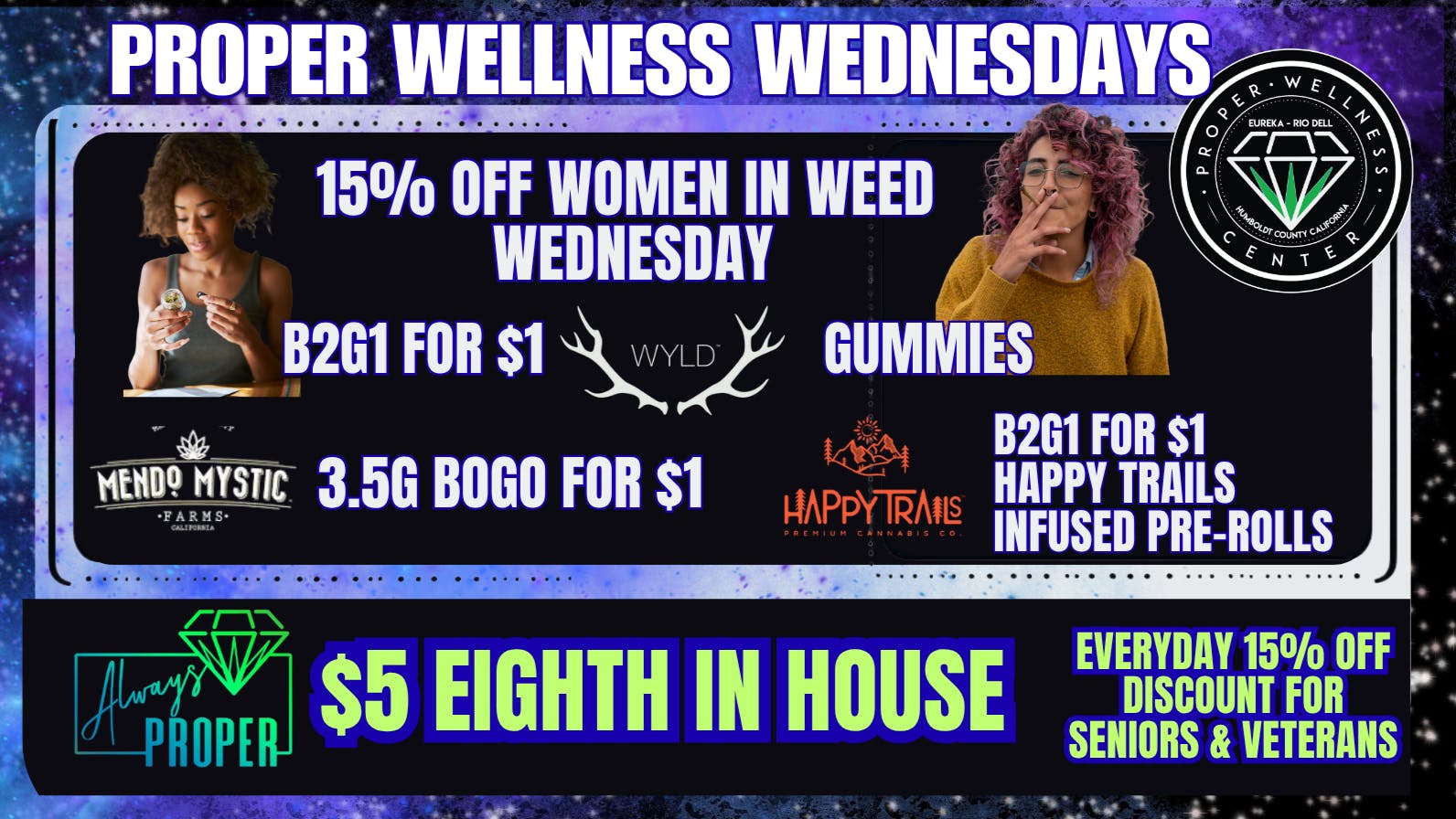 Proper Wellness Center $5 In-House Eighths