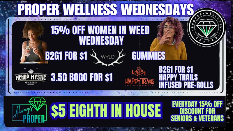 Proper Wellness Center $5 In-House Eighths