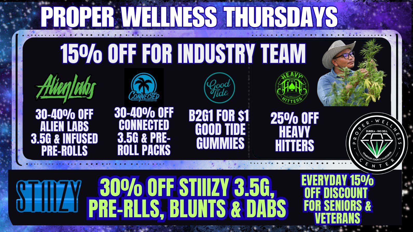 Proper Wellness Center Heavy Hitters 25% Off Thursdays