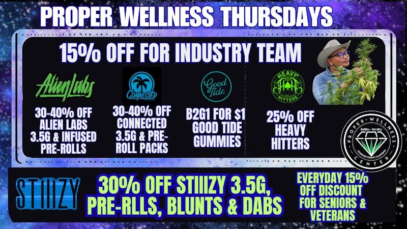 Proper Wellness Center Heavy Hitters 25% Off Thursdays