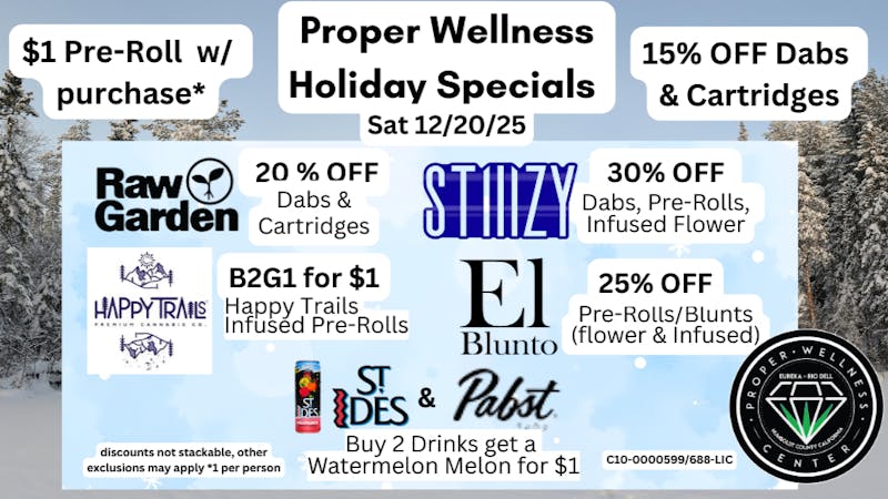 Proper Wellness Center 20% OFF RAW GARDEN