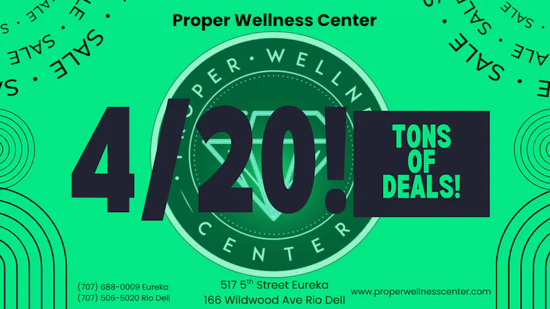 Proper Wellness Center 40% off all Raw Garden Carts and Dabs!