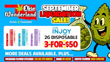 Okie Wonderland Riverside & 101st 🔥 INJOY 2G DISPOSABLE: 3/$50!🔥