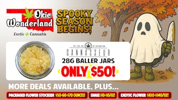 Okie Wonderland - Midtown Tulsa Drive Thru 🔥 CANNASSEUR 28G BALLER JAR ONLY $50!🔥