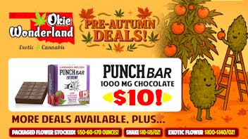 Okie Wonderland - Tulsa Admiral 🔥 PUNCH BAR 1000MG CHOCOLATE ONLY $10!🔥