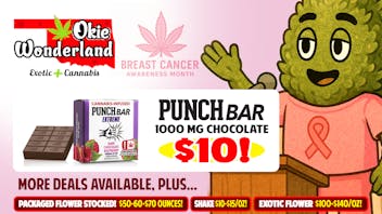 Okie Wonderland - Claremore 🔥 PUNCH BAR 1000MG CHOCOLATE ONLY $10!🔥