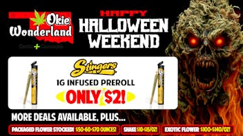 Okie Wonderland - Owasso 🔥STINGERS INFUSED 1G PREROLL ONLY $2!!🔥