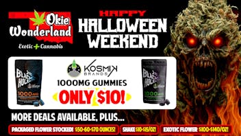 Okie Wonderland - Tulsa Admiral 🔥 KOSMIK BLACK HOLE 1000MG GUMMIES ONLY $10!🔥