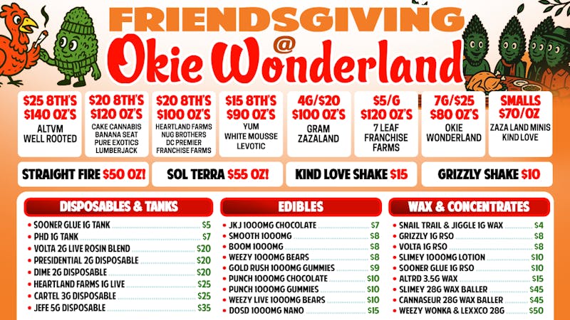 Skunks Den by Okie Wonderland 🔥 ALL NEW FLOWER PRICING!!! 🔥