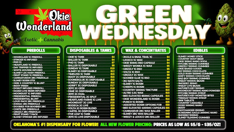Okie Wonderland - Midtown Tulsa Drive Thru 🔥🌲GREEN WEDNESDAY DEALS🌲🔥