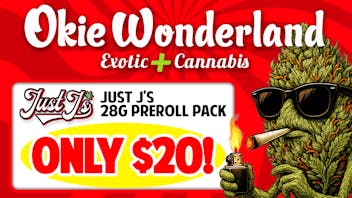 Okie Wonderland - Midtown Tulsa Drive Thru 🔥🌲JUST J'S 28G PREROLL PACK $20! ALL STRAINS🌲🔥