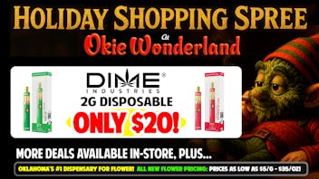 Okie Wonderland - West Tulsa/Sapulpa 🔥🔥DIME 2G DISPOSABLE ONLY $20!🔥 ALL FLAVORS🔥🔥