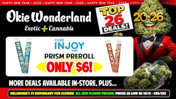 Elite Mustang by Okie Wonderland - NOW OPEN! 🔥INJOY PRISM PREROLL ONLY $6🔥