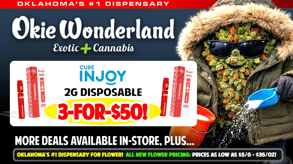 Okie Wonderland - West Tulsa/Sapulpa 🔥🔥 INJOY 2G DISPOSABLE 3/$50 🔥🔥ALL FLAVORS🔥🔥