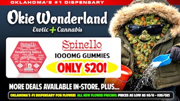 Okie Wonderland OKC/The Village 🔥SPINELLO 1000MG GUMMIES ONLY $20🔥
