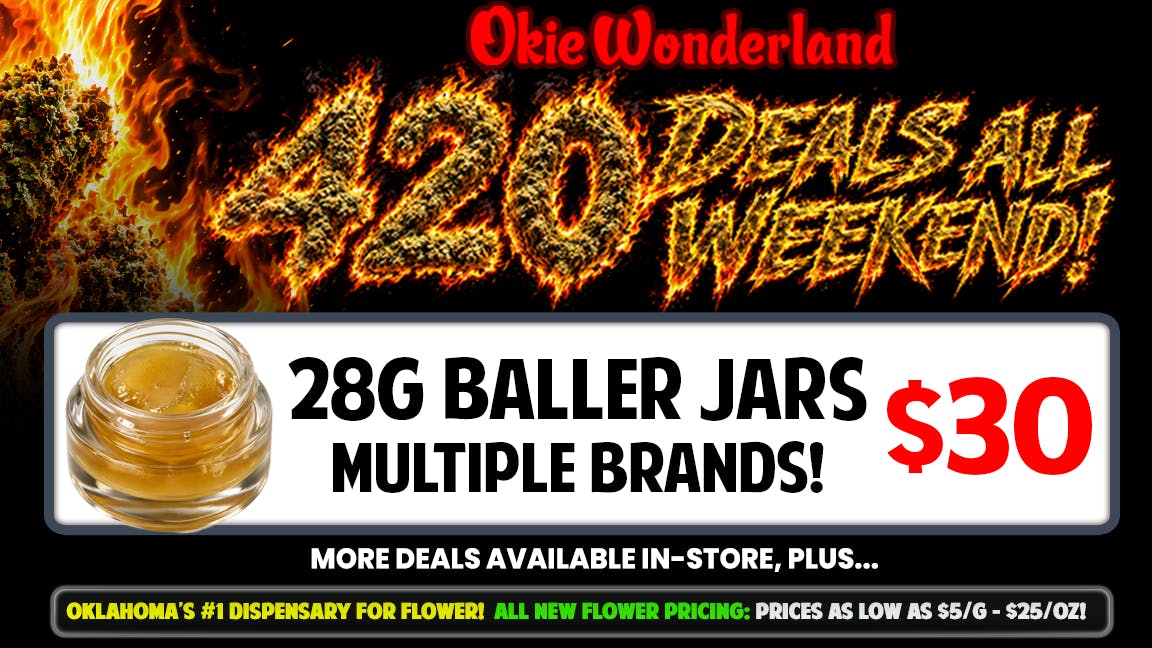 Xclusive Dispensary Edmond by Okie Wonderland - Now Open! 🔥 28G WAX BALLER JARS ONLY $30!🔥 MULTIPLE BRANDS