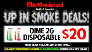 White Barn Dispensary Bixby By Okie Wonderland: Now Open! 🔥DIME 2G DISPOSABLE ONLY $20!!🔥 ALL FLAVORS