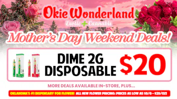 Xclusive Dispensary Norman by Okie Wonderland Dispensary - Now Open! 🔥 DIME 2G DISPOSABLE 🔥 ONLY $20 🔥 ALL FLAVORS🔥