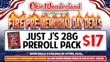 Skunks Den Dispensary Tulsa by Okie Wonderland 🔥JUST J 28G PREROLL PACKS🔥ALL STRAINS🔥ONLY $17!