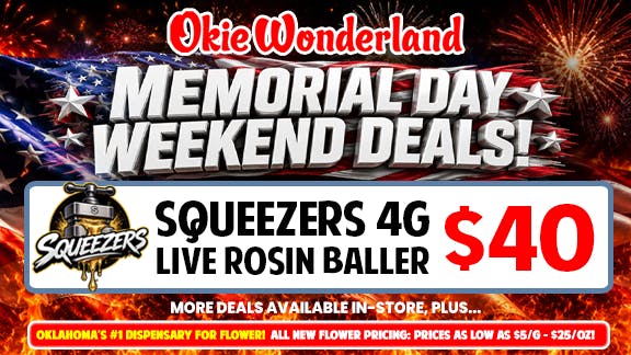 White Barn Dispensary Bixby By Okie Wonderland: Now Open! 🔥SQUEEZERS 4G LIVE ROSIN BALLERS ONLY $40!!🔥