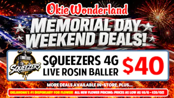 White Barn Dispensary Bixby By Okie Wonderland: Now Open! 🔥SQUEEZERS 4G LIVE ROSIN BALLERS ONLY $40!!🔥