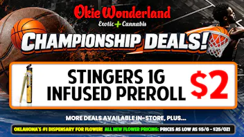 Okie Wonderland Dispensary - OKC/The Village 🔥 STINGERS 1G INFUSED PREROLLS ONLY $2!🔥
