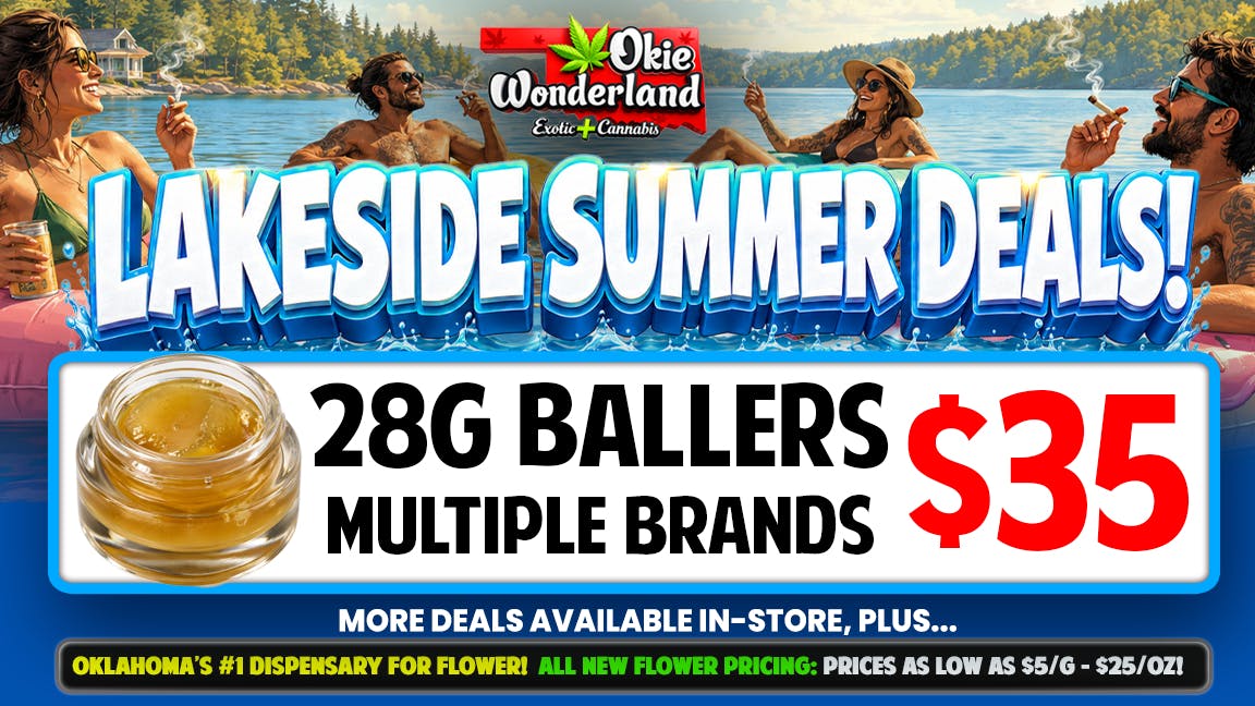 White Barn Dispensary Bixby By Okie Wonderland: Now Open! 🔥☀️28G BALLERS • MULTIPLE BRANDS • ONLY $35!☀️🔥