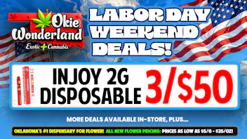 White Barn Dispensary Bixby By Okie Wonderland: Now Open! 🔥 INJOY 2G DISPOSANLE 3/$50! 🔥