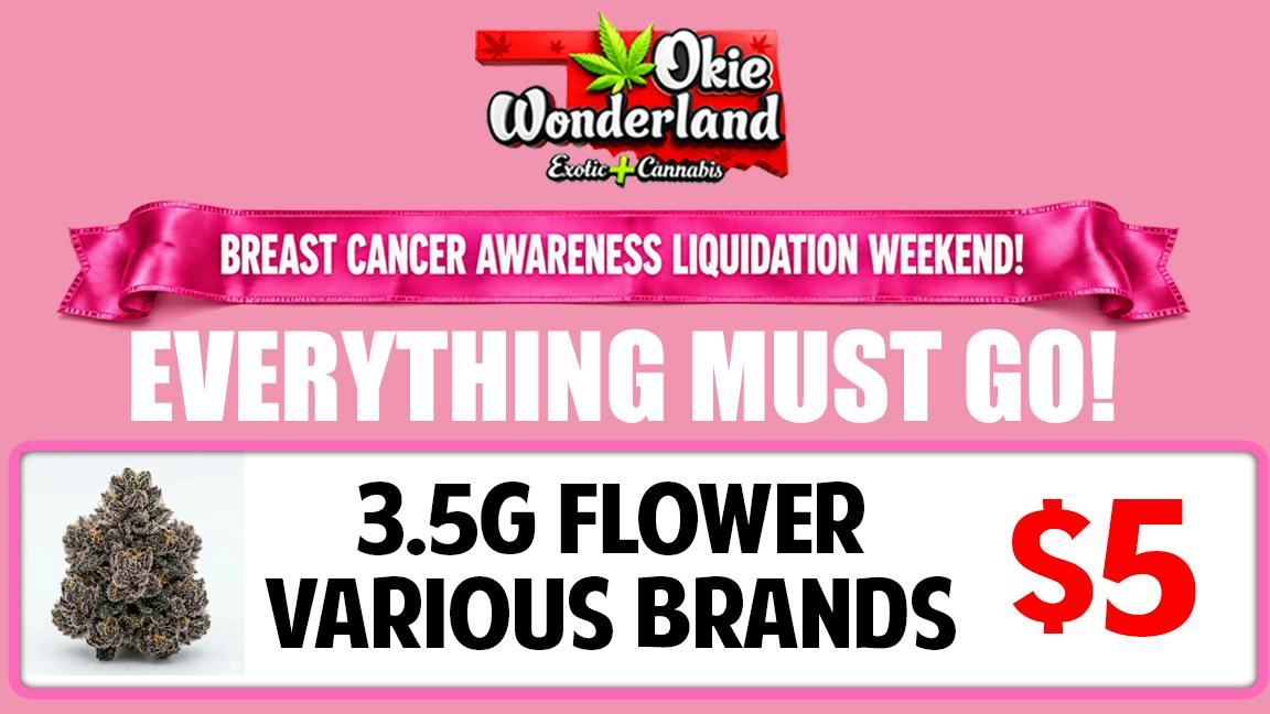 Okie Wonderland Dispensary Tulsa- 51st St & Memorial 8TH OF FLOWER VARIOUS BRANDS • ONLY $5!!!