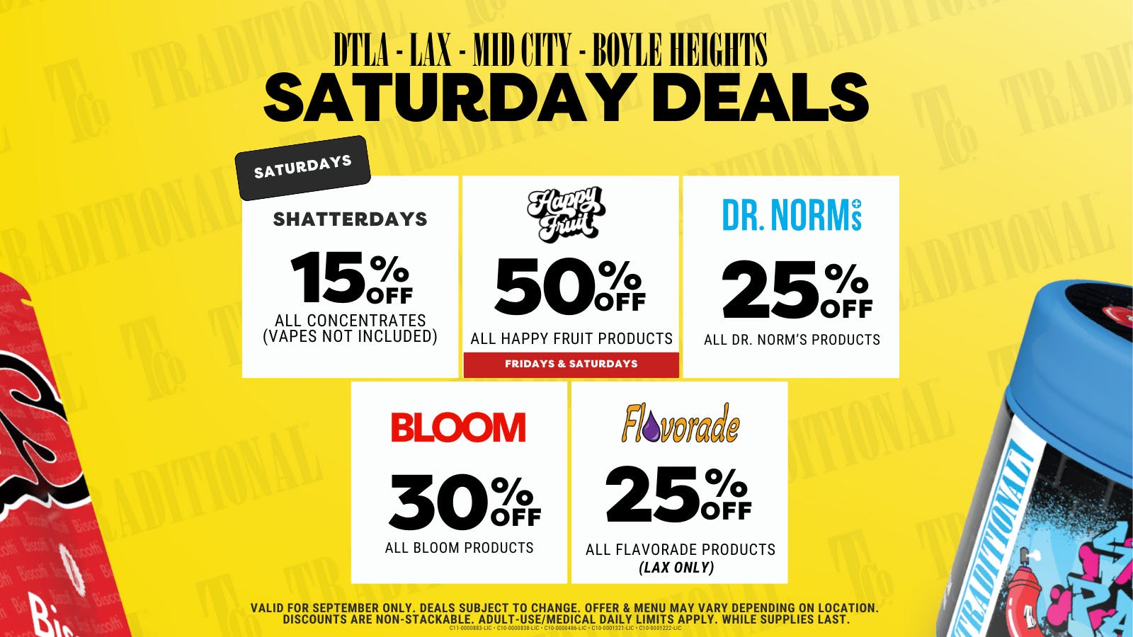 Traditional - DTLA SATURDAYS at TRADITIONAL!