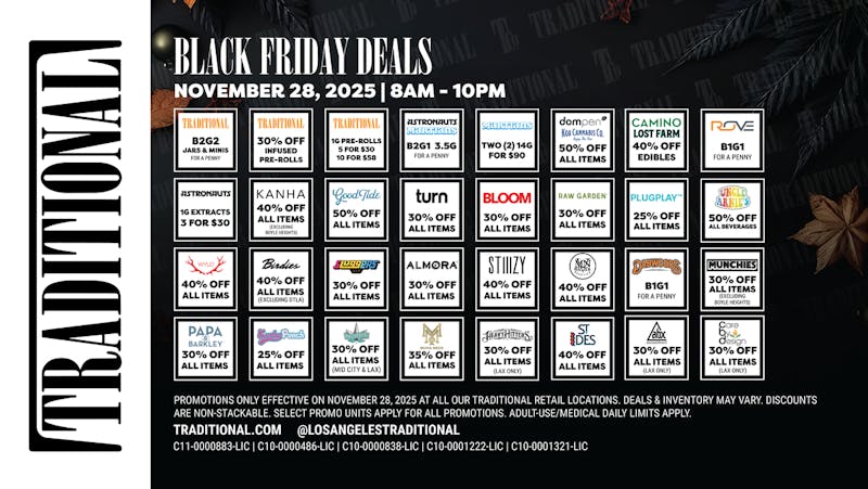 Traditional - Mid City 🔥 🖤 BLACK FRIDAY DEALS – ONE DAY ONLY - 11/28!