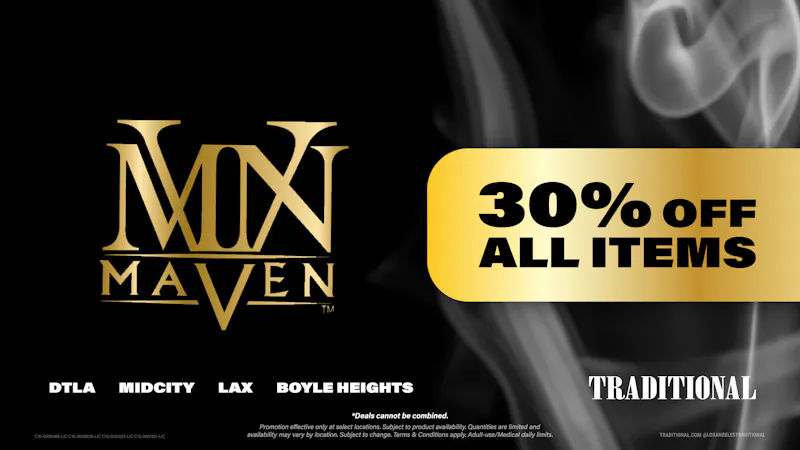 Traditional - Boyle Heights MAVEN 30% OFF FRIDAY - SUNDAY