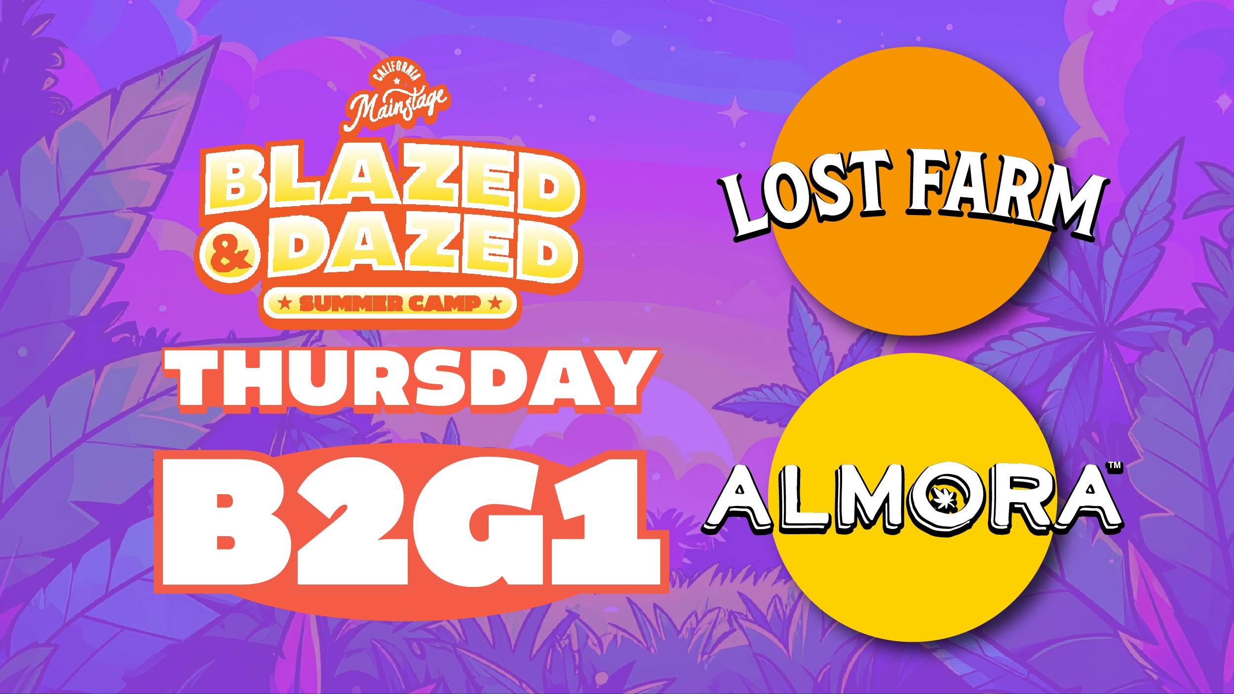 MainStage B2G1 Thursday Favorites