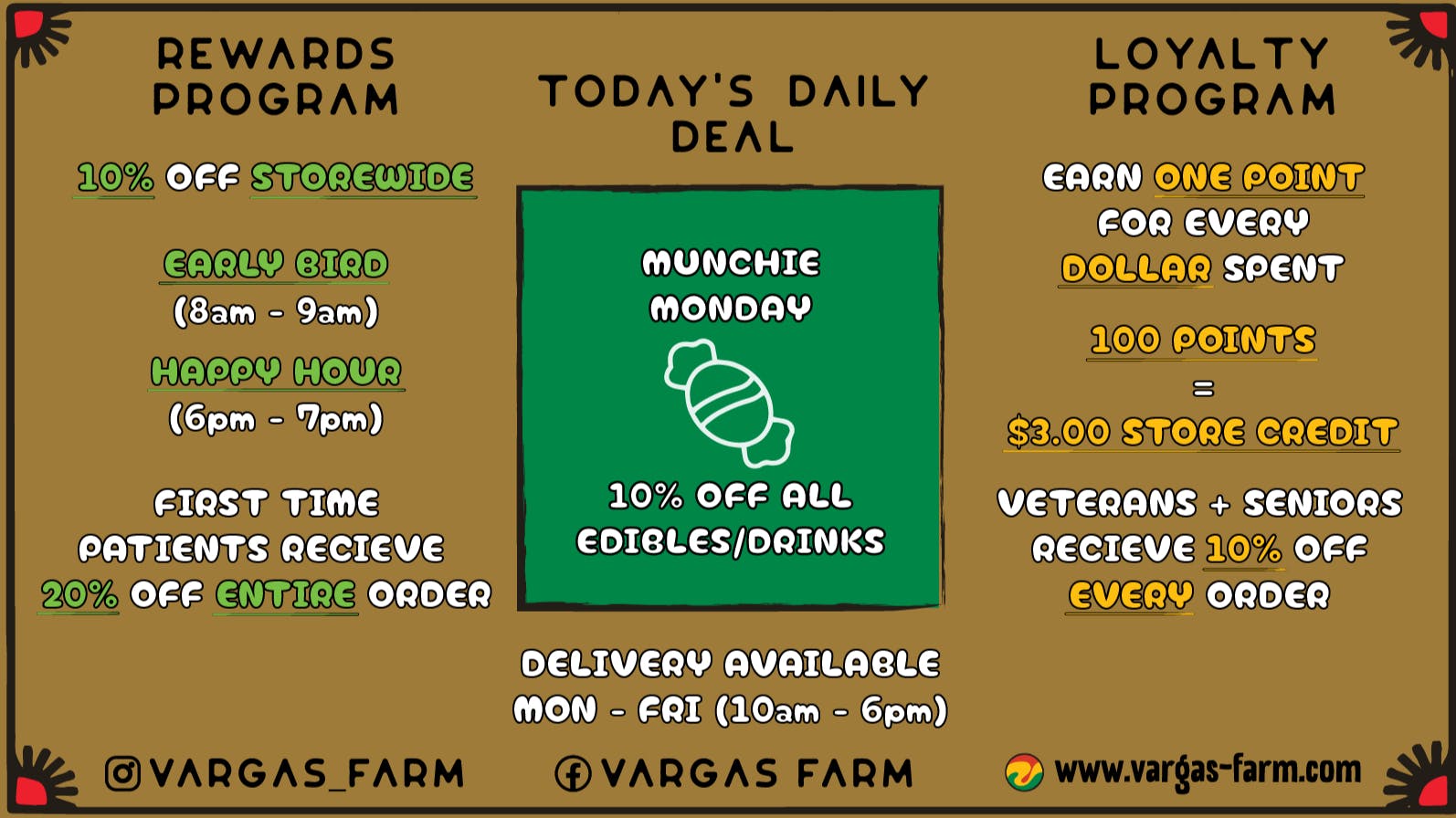Vargas Farm Munchie Monday!