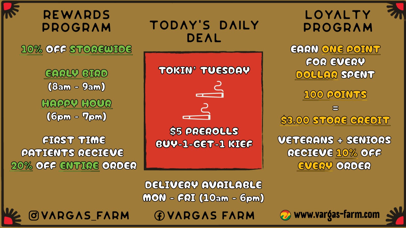 Vargas Farm Tokin' Tuesday!