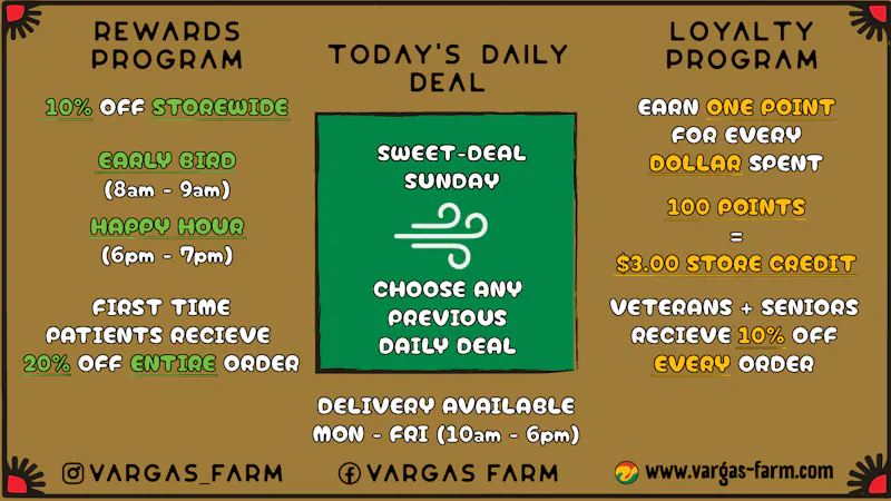 Vargas Farm Sweet-Deal Sunday!