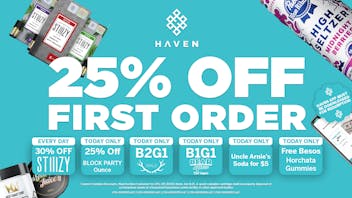 HAVEN Cannabis Marijuana and Weed Dispensary - Porterville 25% Off 1st Order + Daily Deals