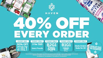 HAVEN Cannabis Marijuana and Weed Dispensary - Maywood 40% Off Every Order