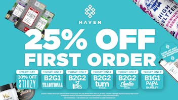HAVEN Cannabis Marijuana and Weed Dispensary - Porterville 25% Off 1st Order + Daily Deals