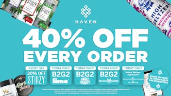 HAVEN Cannabis Marijuana and Weed Dispensary - Fresno 40% Off Every Order