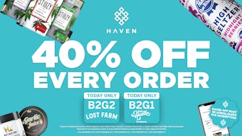 HAVEN Cannabis Marijuana and Weed Dispensary - Fresno 40% Off Every Order