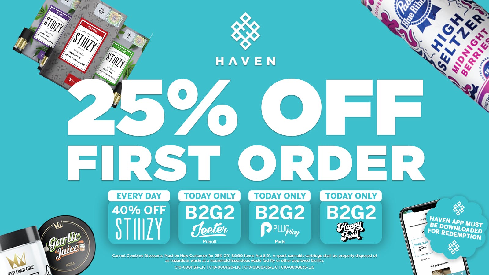 HAVEN Cannabis Marijuana and Weed Dispensary - Porterville 25% Off 1st Order + Daily Deals