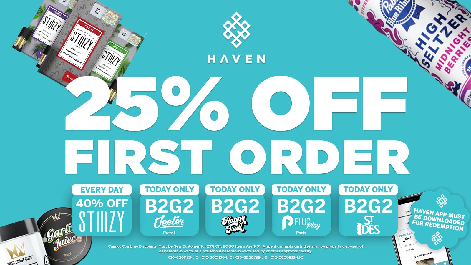 HAVEN Cannabis Marijuana and Weed Dispensary - Los Alamitos 25% Off 1st Order + Daily Deals