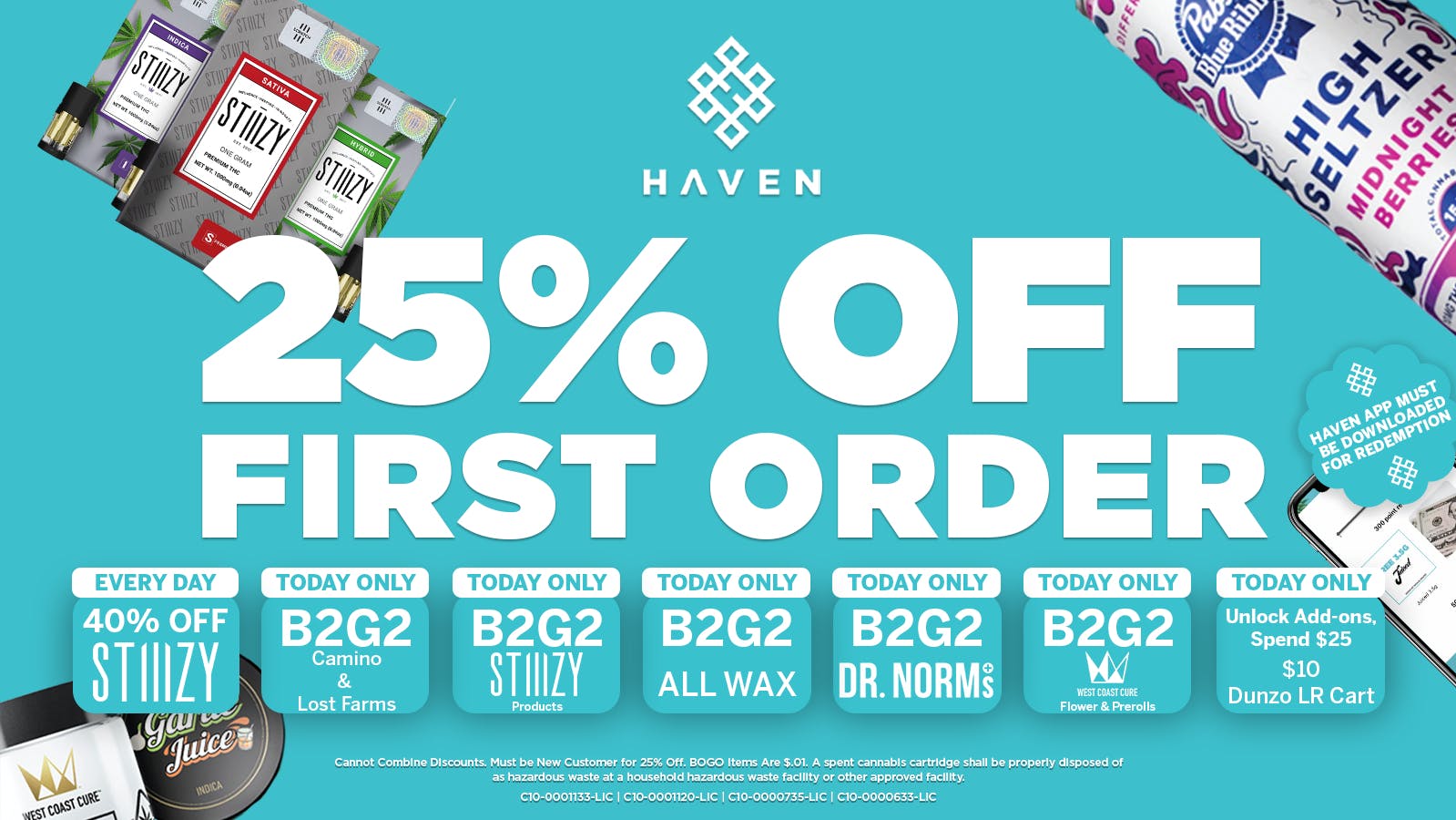 HAVEN Cannabis Marijuana and Weed Dispensary - Porterville 25% Off 1st Order + Daily Deals